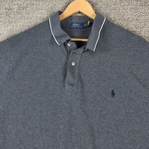 Polo Ralph Lauren Men's Gray Short Sleeve Polo Shirt Size 3XB 3XL Big
